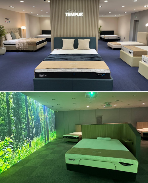 템퍼의 프리미엄 콘셉트 라운지(LOUNGE)형 매장인 송파 라운지점 전경